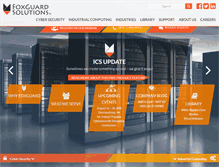 Tablet Screenshot of foxguardsolutions.com
